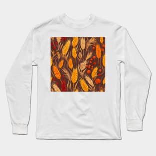 Autumn Harvest Pattern 8 Long Sleeve T-Shirt